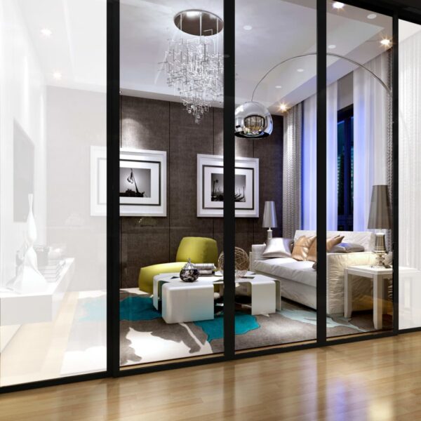 vidaXL Window Film Frosted Grey 0,9x20 m PVC - Image 8