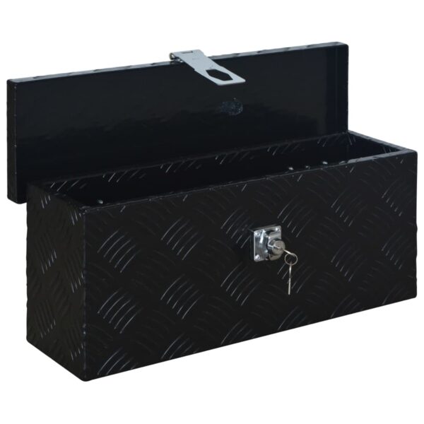 vidaXL Aluminium Box 485x140x200 mm Black - Image 5