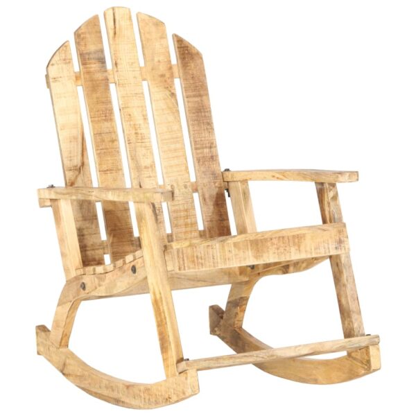 vidaXL Garden Rocking Chair Solid Mango Wood - Image 1