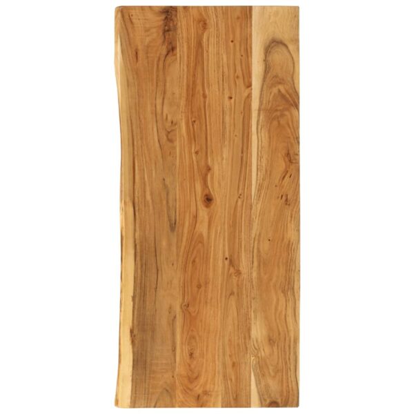 vidaXL Bathroom Vanity Top Solid Acacia Wood 114x52x2.5 cm - Image 1