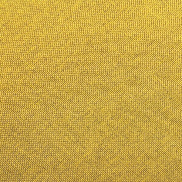 vidaXL Bar Stools 2 pcs Mustard Yellow Fabric - Image 7