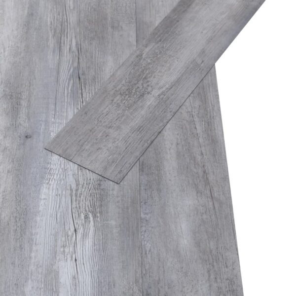 vidaXL PVC Flooring Planks 5.02 m² 2 mm Self-adhesive Matt Wood Grey - Image 3