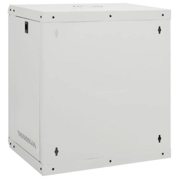 vidaXL 12U Wall Mounted Network Cabinet 19" IP20 53x40x60 cm - Image 5
