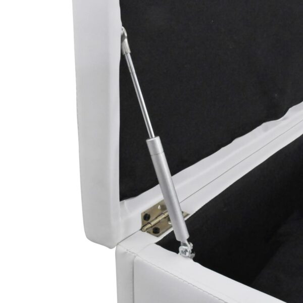 Storage Bench White Medium Size - Image 5