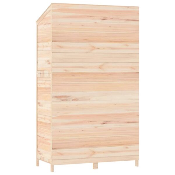 vidaXL Garden Shed 102x52x174.5 cm Solid Wood Fir - Image 6