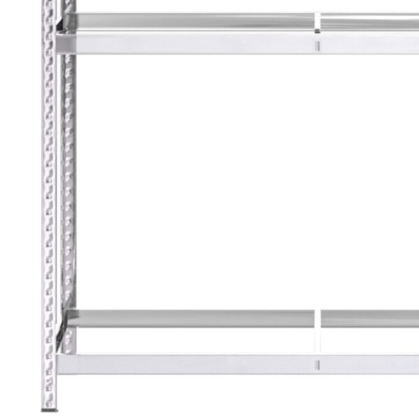 vidaXL 2-Layer Tire Racks 2 pcs Silver 110x40x180 cm Steel - Image 7
