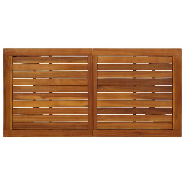 vidaXL Bar Table Solid Acacia Wood 120x60x105 cm - Image 6