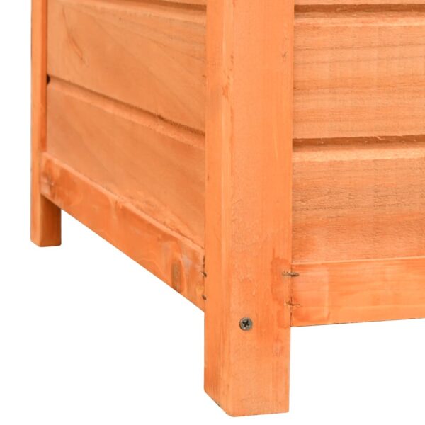 vidaXL Dog Cage Solid Pine & Fir Wood 120x77x86 cm - Image 10