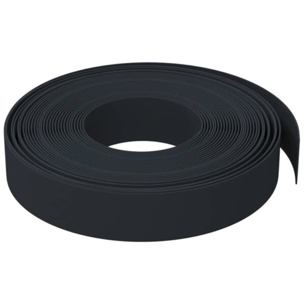 vidaXL Garden Edging Black 10 m 10 cm Polyethylene - Image 3