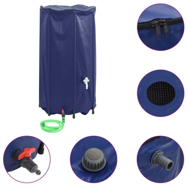 vidaXL Water Tank with Tap Foldable 380 L PVC - Image 2