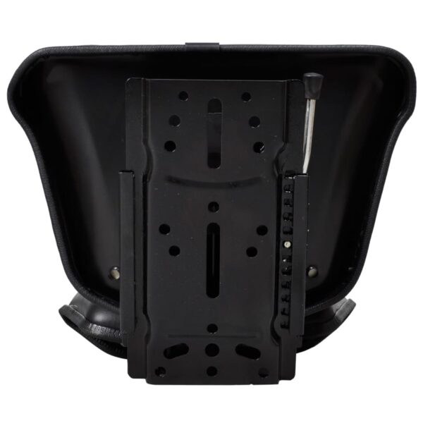 vidaXL Tractor Seat with Backrest Black - Image 4