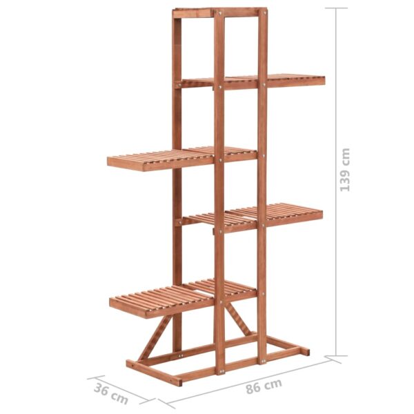 vidaXL Plant Stand Cedar Wood 86x36x139 cm - Image 6